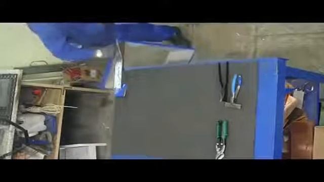 Изготовление колпаков для столбов забора на листогибе METAL MASTER LBM