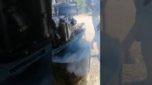 первый звпуск лодочного мотора вихрь 30