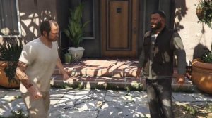 GTA V прикол,угар над Тревором.