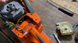 Хускварна 142 не заводится. Диагностика.