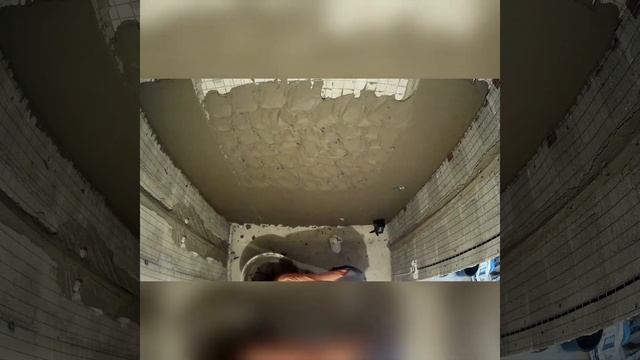 Штукатурка под плитку в санузле! (Painting walls for tiles)