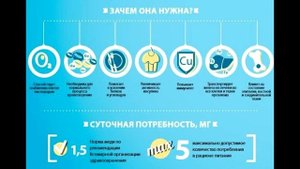Роль меди в организме человека