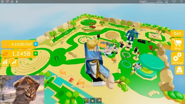 I Become The Biggest With This Secret Fitness Workout In Roblox Lifting Simulator смотреть онлайн