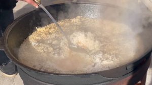 Как в Узбекистане готовят плов на костре. Как приготовить узбекский плов