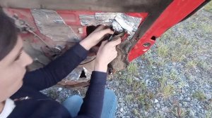 Замена замка двери на Toyota Vitz