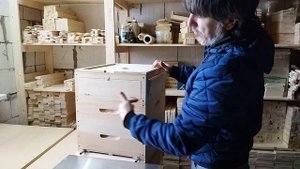 10-ти рамочный безфальцевый улей + демонстрационный корпус.