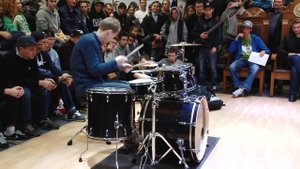 FUNKY DRUMMER BATTLE. Баттл Барабанщиков. V1 BATTLE 2013