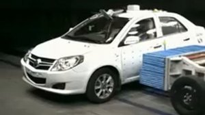Crash Test Geely MK(kingkong)  Chinese car 中国車　衝突試験