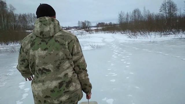 Такого клева не было за всю зиму!!! Мартовская щука на жерлицы!!! смотреть онлайн