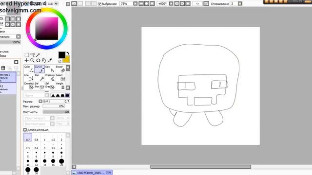 Учимся рисовать в Paint tu SAI смотреть онлайн