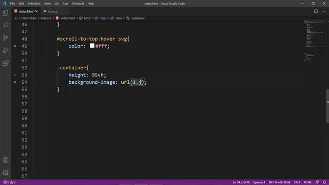 Scroll To Top Button || Html css and Js смотреть онлайн