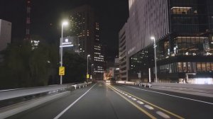 4K Night Drive on Tokyo Met. EXPWY 2023/4 Kasai JCT - C1 - Haneda Route - Haneda Airport Terminal 1