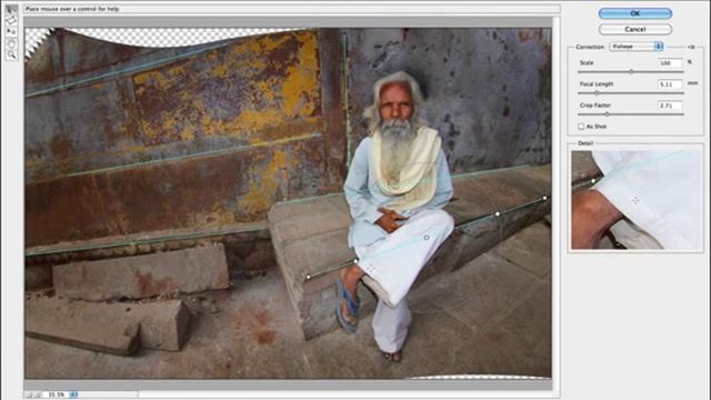 How to Use Adaptive Wide-Angle Filter in Photoshop CS6 смотреть онлайн