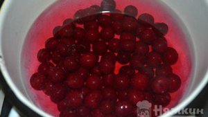 Желе из замороженной вишни