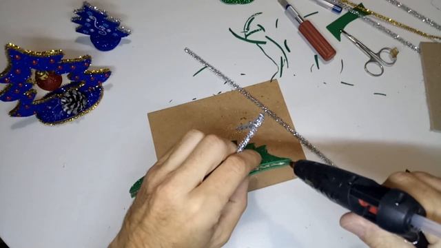Новогодняя Елочка из фоамирана своими руками. Christmas.