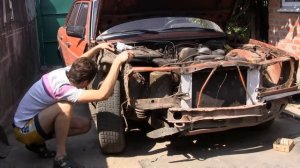Восстанавливаем Mercedes w123 230E видео 3, снятие фары и передних крыльев Car Tuning Mercedes 123