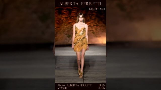 Вечерние платья и костюмы от итальянского бренда ALBERTA FERRETTI  2024