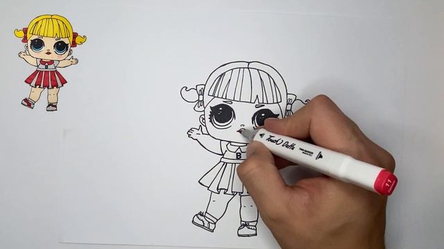 КУКЛЫ LOL | КАК НАРИСОВАТЬ ЛЕДИ КАРАТЫШКУ? смотреть онлайн