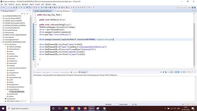 Implicit and Explicit Waits in Selenium upto Selenium 3.141.59