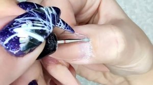 Как снять гель лак самой себе на правой руке для начинающих | коррекция ногтей гелем спустя 2 месяц