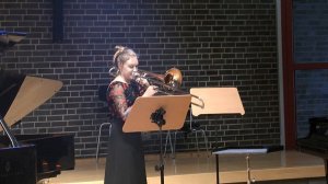 Martijn Padding - Three pieces for trombone solo - Polina Tarasenko in Düsseldorf 2023
