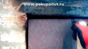 Готовим рыбу и хлеб в русской печи на огороде.