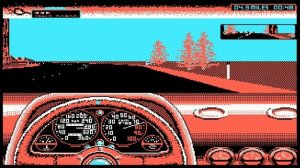 The Duel: Test Drive II (1989) PC Game | PCem emulator