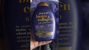 Ogx Biotion & Collagen Shampoo Review ?