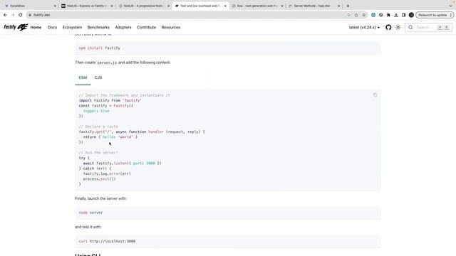 TOP NODE JS FRAMEWORK FOR 2024 #nodejs