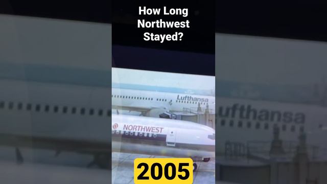 How long did northwest airlines stayed service?