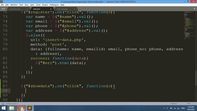 How to Fetch & Display Data using AJAX in PHP & MySQL with Source Code