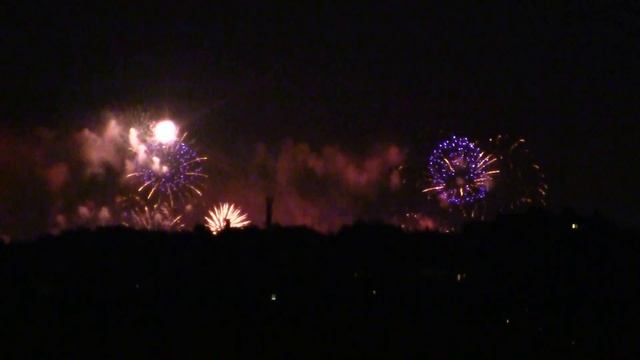 Днепропетровск 2013. День города. Салют. Видеокамера Canon Legria HF M506 смотреть онлайн