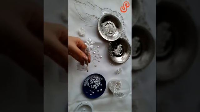 Свадебный Гребень для волос невесты своими руками