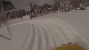 skidoo skandic ripping around