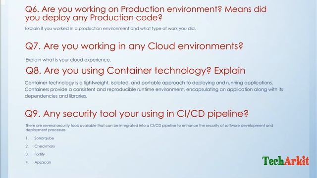 Top 22 Real-Time DevOps Interview Questions and Answers | Tech Arkit смотреть онлайн