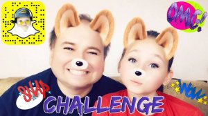 Полина, Папа и Малыш Ярослав МЕНЯЮТ ЛИЦА в SNAPCHAT