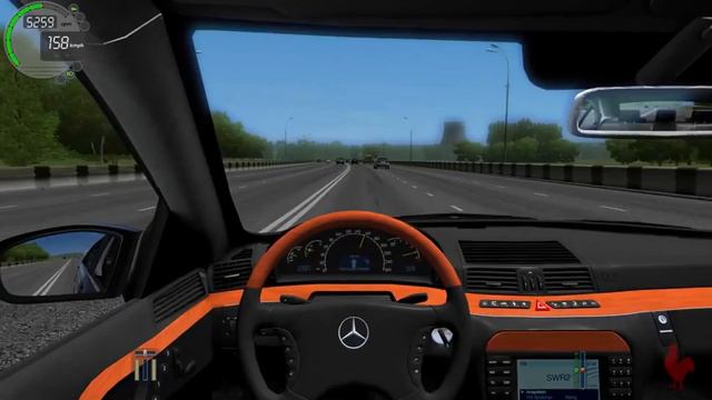 По городу - Mercedes Benz S65 AMG W220 смотреть онлайн