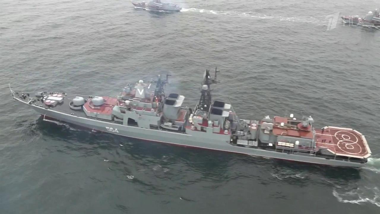 В.Путин отметил, первый этап внезапной проверки Тихоокеанского флота прошел на очень высоком уровне.