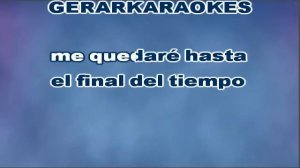 La despedida - Alejandro Lerner - Karaoke