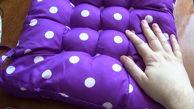 Посылка из Китая № 357. Подушка для стула (или сиденья автомобиля). смотреть онлайн