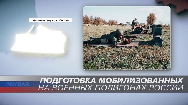 Подготовка мобилизованных на военных полигонах России: Калининградская область