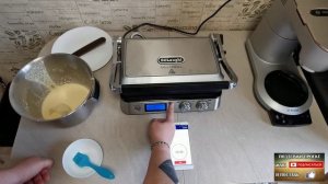 Электрогриль DeLonghi CGH1030D Венские вафли с заварным кремом