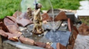 Фонтан на даче. Как сделать самому.