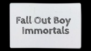 Fall Out Boy - Immortals ~ from big hero 6 (Audio)