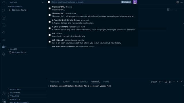 How to use Docker with C and VSCode