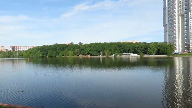 6 утра на Канале имени Москвы. Химки, Левый берег. смотреть онлайн