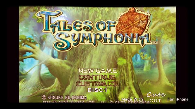 Tales of Symphonia GameCube - Menu theme : Cover violin смотреть онлайн