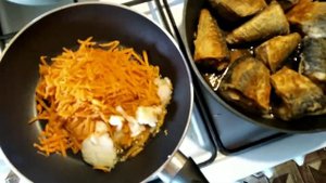 Как приготовить скумбрию жареную под маринадом.