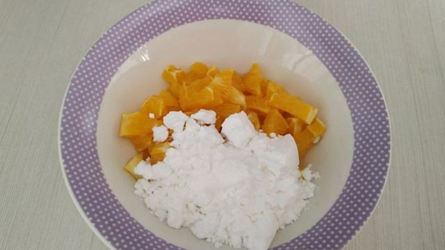 Булочки с апельсиновой начинкой