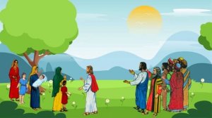 Мультфильм - "Иисус любит и благословляет детей"